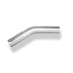 Fox Exhaust Codo universal para tuberías de 30° ensanchado - d1Ø 45 mm Longitud de la pata L1: aprox. 75 mm - Radio: 54 mm