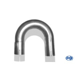 Fox Exhaust Codo universal de 180° para tuberías, sin expandir - d1Ø 80 mm, longitud de la pata L1: aprox. 270 mm - radio: 120 mm