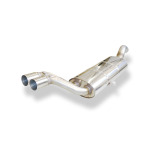 Fox Exhaust Silenciador trasero Audi 80/90 Tipo 81 - 2x63 Tipo 10