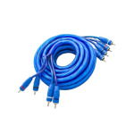 Kipus Cable RCA 5 m. twisted (4 RCA a 4 RCA) RCS-44