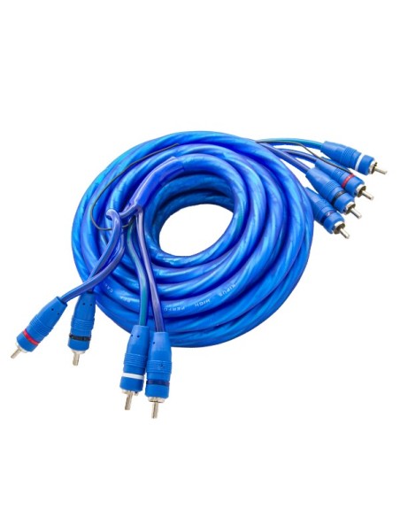 cable-rca-5-m-twisted-4-rca-a-4-rca Kipus Cable RCA 5 m. twisted (4 RCA a 4 RCA) RCS-44 - Imagen 1