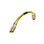 Kipus Cable RCA Y triple pantalla puro OFC (1F y 2M). RCX-1Y
