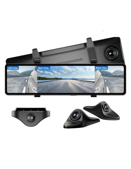 espejo-retrovisor-con-monitor-de-1126-y-grabacion-dvr-4-camaras Clarion Espejo retrovisor con monitor de 11,26" y grabación DVR 4 camaras DZ51 - Imagen 1