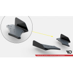 Maxton Design Splitters laterales traseros Street Pro V.2 + Flaps V.2 para Volkswagen Golf R Hatchback Mk8 / Mk8 Facelift - Imagen 6