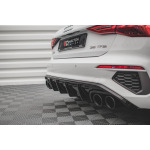 Maxton Design Faldón trasero + embellecedores de escape imitación Audi A3 S-Line Sportback 8Y - Imagen 3