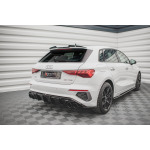 Maxton Design Faldón trasero + embellecedores de escape imitación Audi A3 S-Line Sportback 8Y - Imagen 4