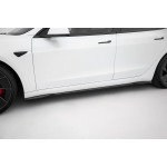 Maxton Design Difusores de faldones laterales V.2 para Tesla Model 3 Performance Mk1 Facelift