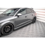 Maxton Design Difusores laterales Street Pro para Audi S3 / A3 S-Line Sportback 8V Facelift