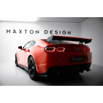 Maxton Design Spoiler de carbono con soportes internos y luces LED para Chevrolet Camaro SS Mk6 Facelift