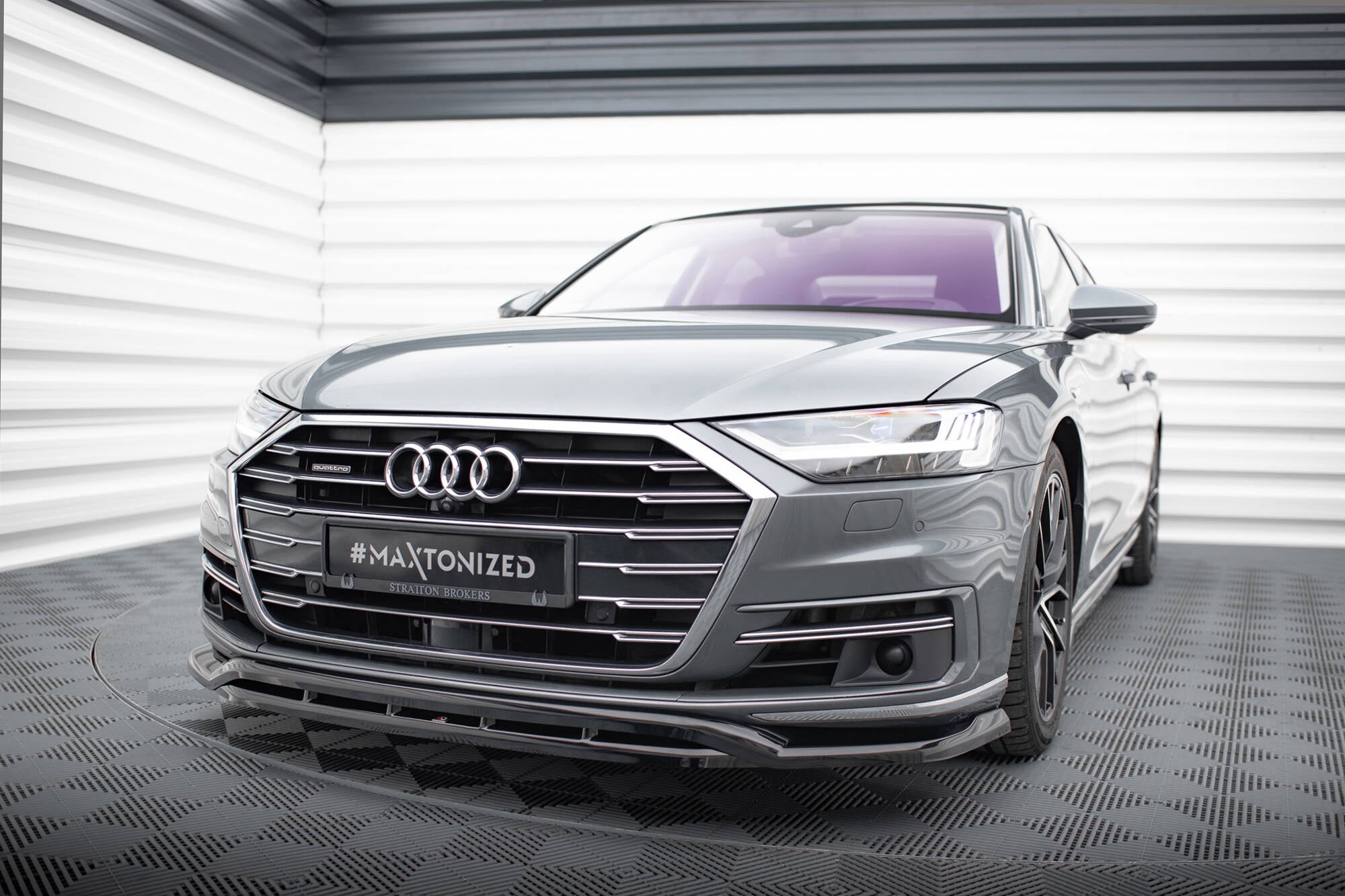 pol_pl_Splitter-Przedni-Audi-A8-D5-18688_3 Maxton Design Divisor frontal Audi A8 D5 - Imagen 1
