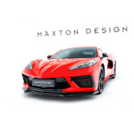 Maxton Design Divisor frontal para Chevrolet Corvette C8