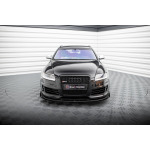 Maxton Design Divisor frontal Street Pro + aletas para Audi RS6 Avant C6