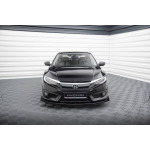 Maxton Design Divisor frontal Street Pro + aletas para Honda Civic Sedán Mk10 - Imagen 2