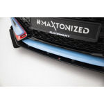 Maxton Design Divisor frontal Street Pro + aletas para Hyundai Veloster N Mk2 - Imagen 4