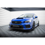 Maxton Design Splitter delantero Street Pro + aletas para Subaru WRX STI Mk1 Facelift