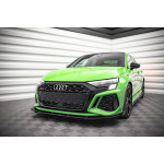 Maxton Design Divisor frontal Street Pro V.1 + aletas para Audi RS3 8Y