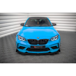 Maxton Design Divisor frontal Street Pro V.1 + aletas para BMW M2 Competition F87