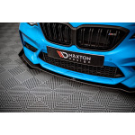 Maxton Design Divisor frontal Street Pro V.1 + aletas para BMW M2 Competition F87 - Imagen 2
