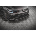 Maxton Design Divisor frontal V.2 + aletas Volkswagen Golf R Hatchback / Variant Mk8