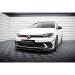 Maxton Design Divisor frontal V.2 para Volkswagen Polo GTI Mk6 Facelift