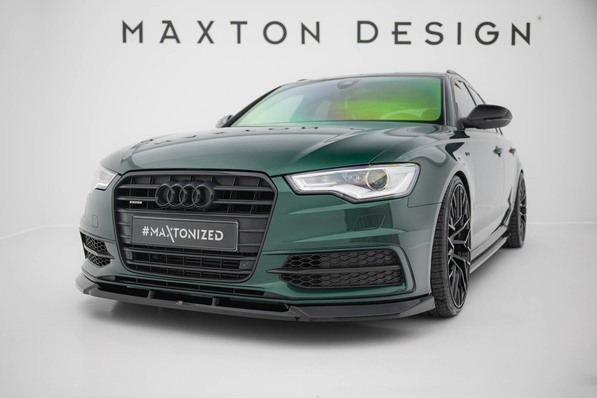 pol_pl_Splitter-Przedni-V-3-Audi-A6-S-line-S6-C7-21811_3 Maxton Design Divisor delantero V.3 Audi A6 S-line / S6 C7 - Imagen 1