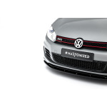 Maxton Design Divisor frontal Ver.2 Volkswagen Golf Mk6 (PARA Golf GTI 35TH) - Imagen 3