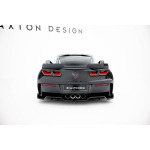 Maxton Design Divisor trasero central (con barras verticales) Chevrolet Corvette Z06 C7 - Imagen 7
