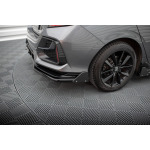 Maxton Design Divisor trasero V.1 (con barras verticales) + aletas para Honda Civic Sport Mk 10 Facelift - Imagen 3