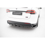 Maxton Design Divisor trasero (con barras verticales) V.2 Tesla Model X Mk1 Facelift