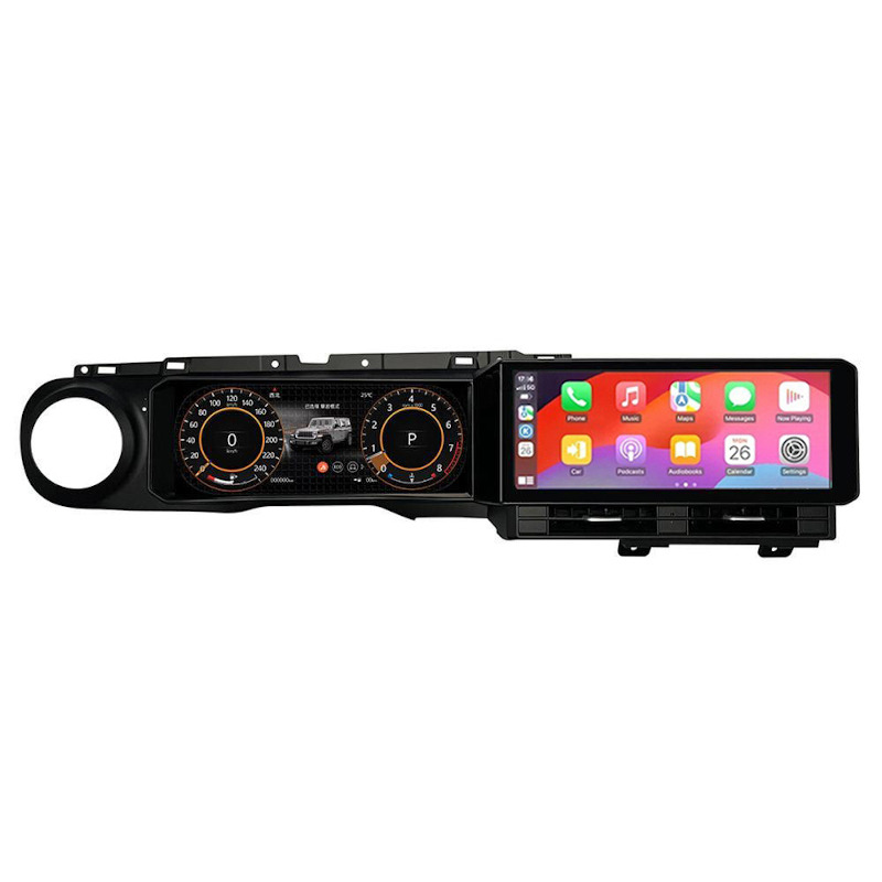 spf1088n Shadow Unidad multimedia dual específica Jeep Wrangler 2018-2022 (Color negro) • SPF1880N - Imagen 1