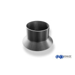 Fox Exhaust Tubo UNI-Tulip de Ø76-111 mm/62 mm de largo, acolchado en un lado.