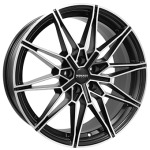 Llanta Monaco GP18 Dull Black / Polished 9.0×19" 5×112 ET39 CB66.5