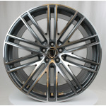 Llanta Italian Wheels STYLE PORSCHE PETRUS PANAM NEW ANTRACITA PULIDA 9.5×21″ 5×130 ET60 CB71.6