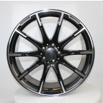 Llanta Italian Wheels STYLE MERCEDES MONACO G-CLASS NEGRO PULIDO 10.0×22″ 5×130 ET30 CB84.1