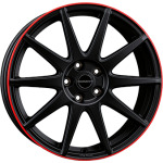 Llanta Borbet GTX Dull Black / Red 8.0×19" 5×114.3 ET50 CB72.5