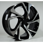 Llanta Italian Wheels STYLE RENAULT-NISSAN RITA NEGRO PULIDO 7.5×17″ 4×100 ET40 CB67.1