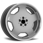 Llanta Italian Wheels STYLE MERCEDES OLD AM SILVER POLISH LIP 8.5×19″ 5×112 ET35 CB66.6