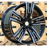 Llanta Italian Wheels STYLE BMW BALENCIAGA BLACK POLISH 9.5×20″ 5×112 ET40 CB66.5