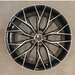 Llanta Italian Wheels STYLE MASERATTI MASSERA BLACK POLISH 8.5×20″ 5×114.3 ET40 CB67.1