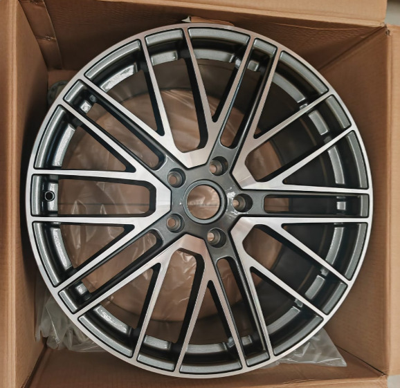 4342 Llanta Italian Wheels STYLE PORSCHE PATRIOT PANA ANTRACITA PULIDO 11.5×21″ 5×130 ET70 CB71.6 - Imagen 1