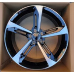 Llanta Italian Wheels STYLE AUDI RS07 NEGRA PULIDA 8.5×19″ 5×112 ET35 CB66.45
