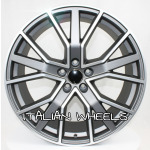 Llanta Italian Wheels STYLE AUDI ATECA Q3 Q2 ANTRACITA PULIDA SATIN 9.0×20″ 5×112 ET42 CB57.1