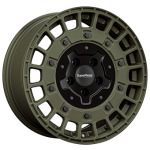 Llanta Goldcar RIG Black / Green 8.0×18" 5×120 ET40 CB65.1