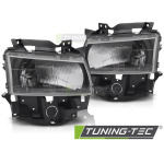 Faros delanteros VW T4 08.96-03.03 bus negro LPVWR3