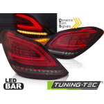 Pilotos traseros LED bar rojo / blanco secuencial para Mercedes C-Class W205 14-18 LDMEC9