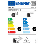 Neumático Tracmax Ice Plus SR1 155R13C 90/88Q 8PR Studdable 3PMSF Neumáticos nórdicos - Imagen 2