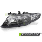 Faros delanteros cromado lado izquierdo Tyc para Honda Civic 06-08 hatchback FHO02L