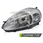 Faros delanteros cromado lado izquierdo Tyc para Fiat grande Punto 05-08 FFI03L