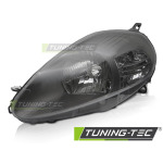 Faros delanteros gray lado izquierdo Tyc para Fiat grande Punto 05-08 FFI04L