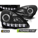 Faros delanteros xenón daylight negro para Mercedes R171 Slk 04-11 LPMEE3